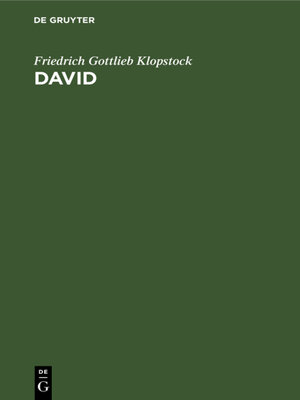 cover image of David